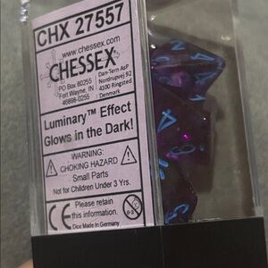 Chessex - Nebula Glow Polyhedral Dice Set